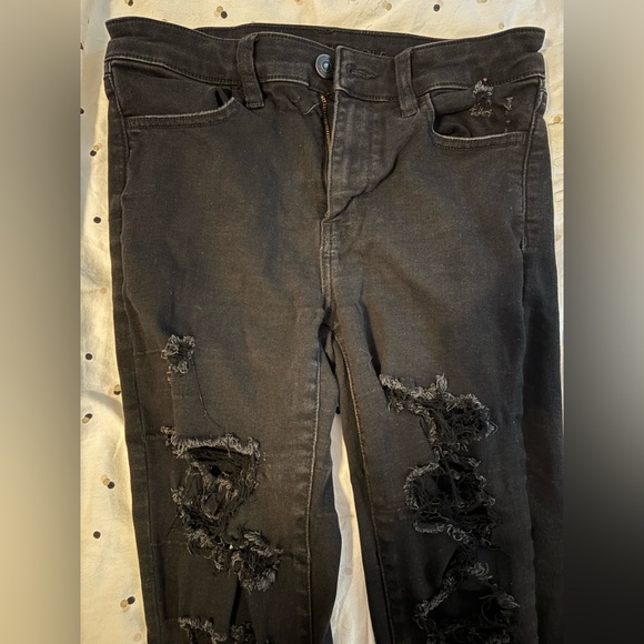 American Eagle Outfitters Denim - American Eagle Outfitters Black Stretch Skinny Jeans